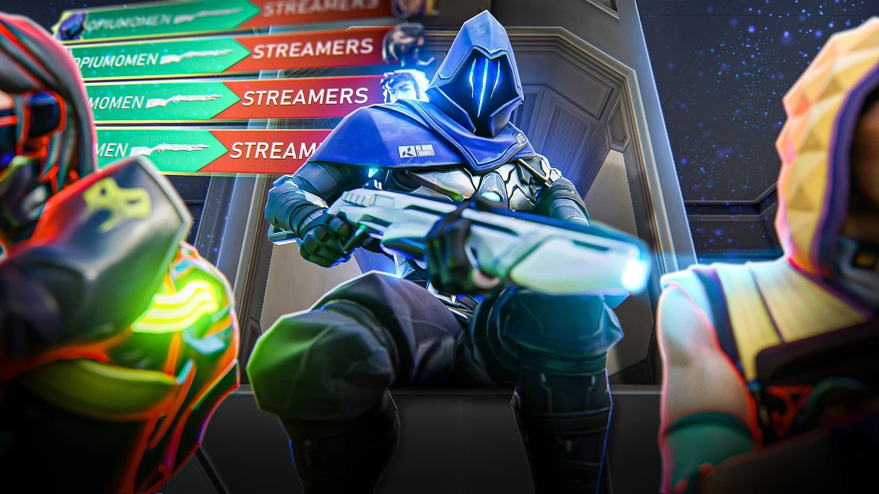 Omen facing streamers in Valorant