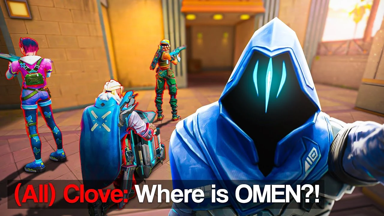 Omen outplaying other Valorant agents